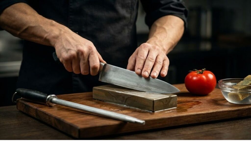 How to Sharpen Kitchen Knives