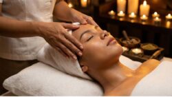 Natural Skincare Practices Using Facial Massage to Tighten Skin and Smooth Lines