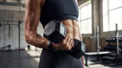 This 30-minute dumbbell workout builds full-body strength from head to toe at home