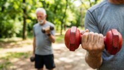 My father is 72 and we use this exercise daily to improve strength and mobility